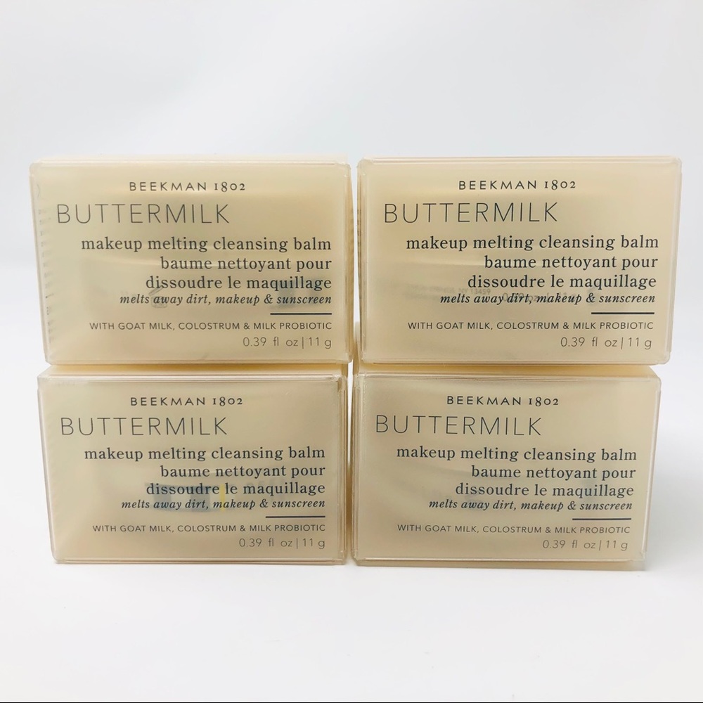 Lot of 4 - Beekman Makeup Melting Cleansing Balm